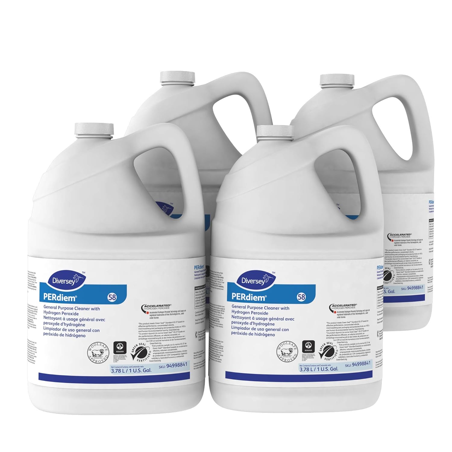 Diversey 94998841 AHP Cleaner 1-Gallon Pack of 4