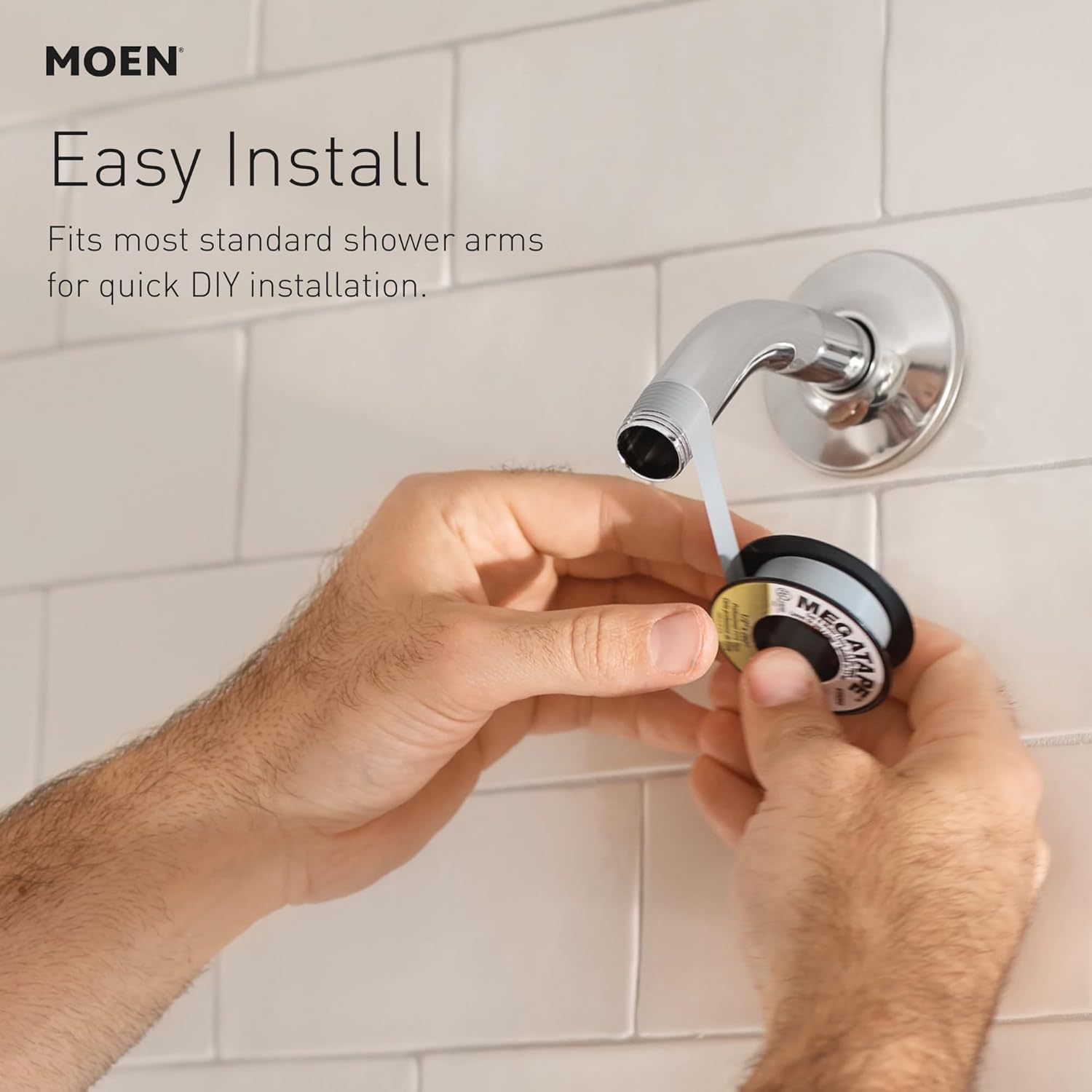 Moen Engage Magnetix 35-Inch Handheld Showerhead with Magnetic Docking