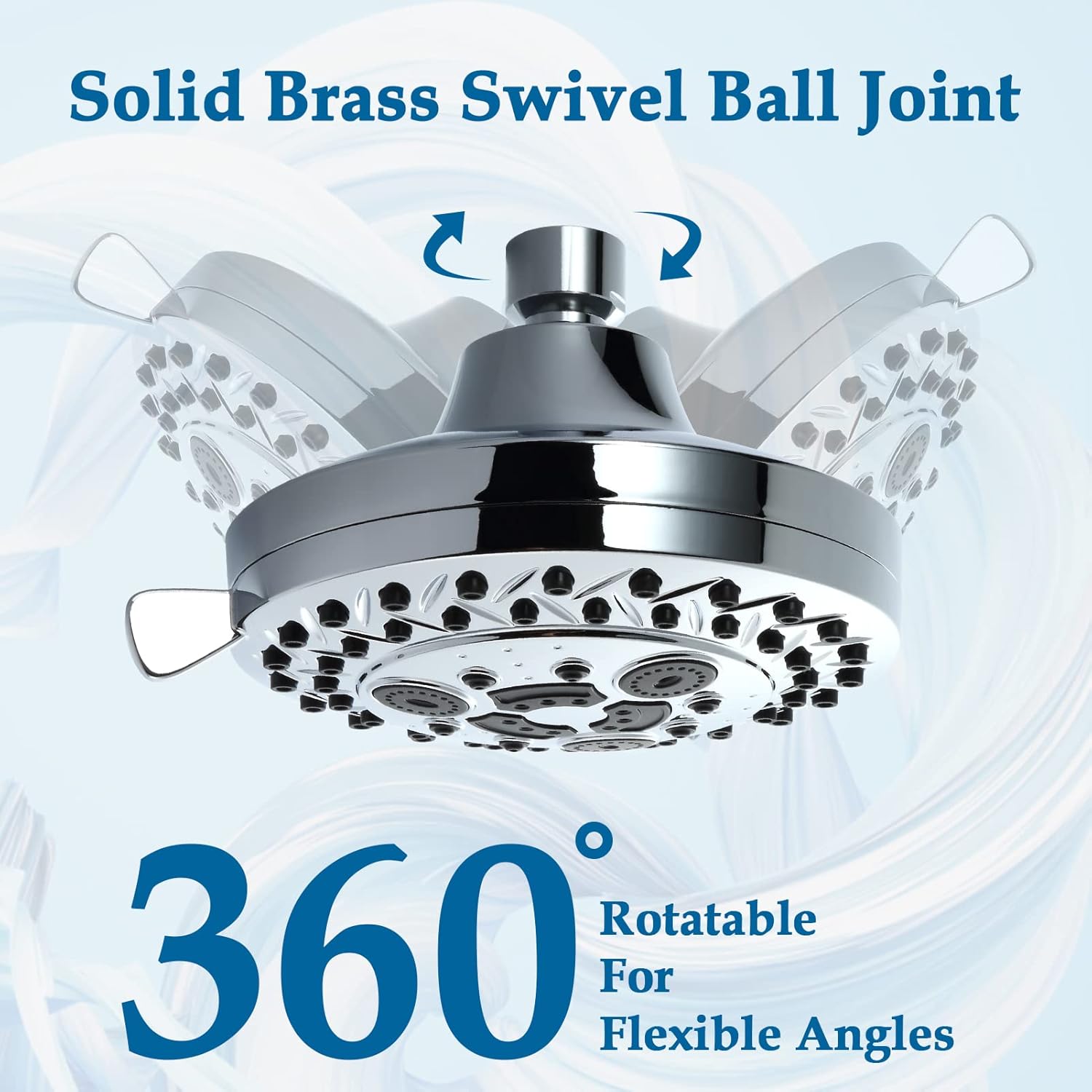 Aiscsc 8 Spray Modes High Pressure Shower Head