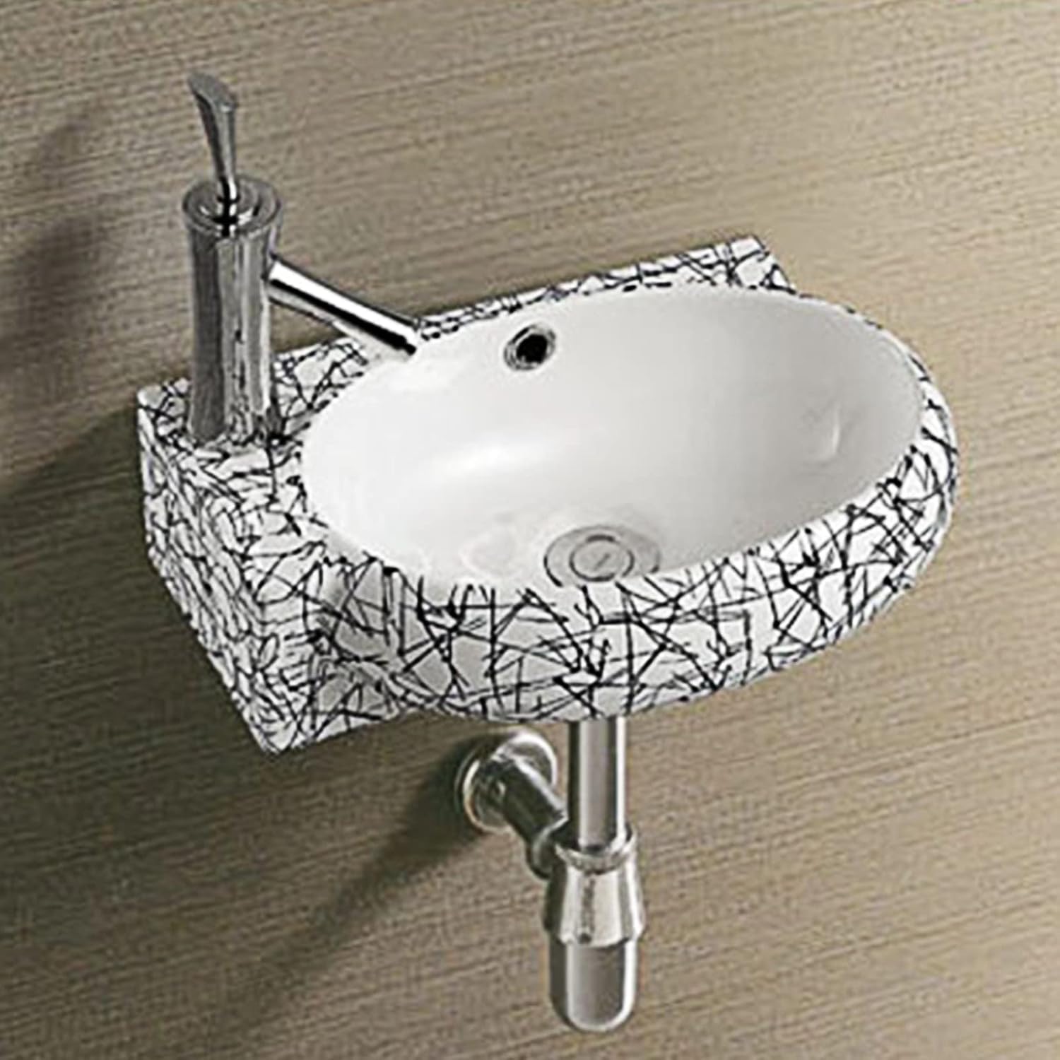 4 Pack Chrome Overflow Drain Cover for Sink Basins