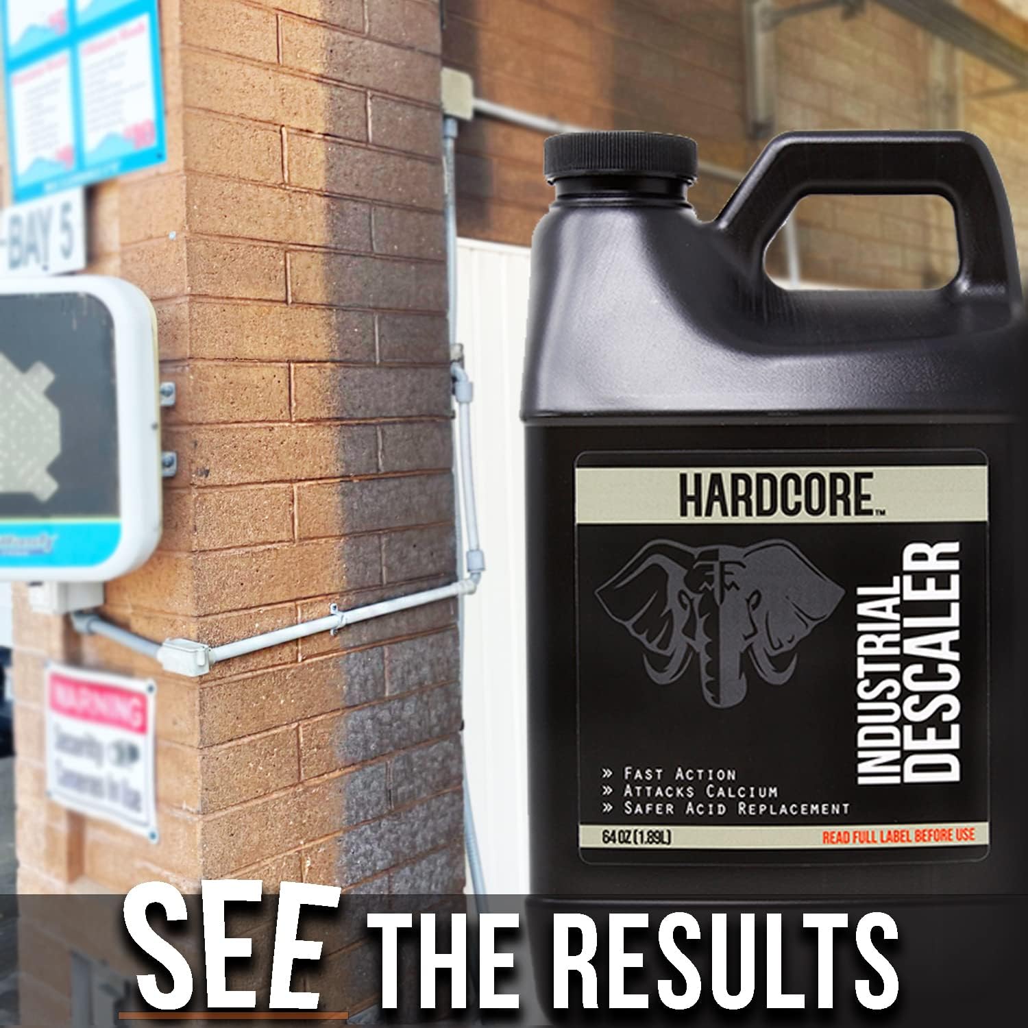 HARDCORE Industrial Descaler 64 Ounce