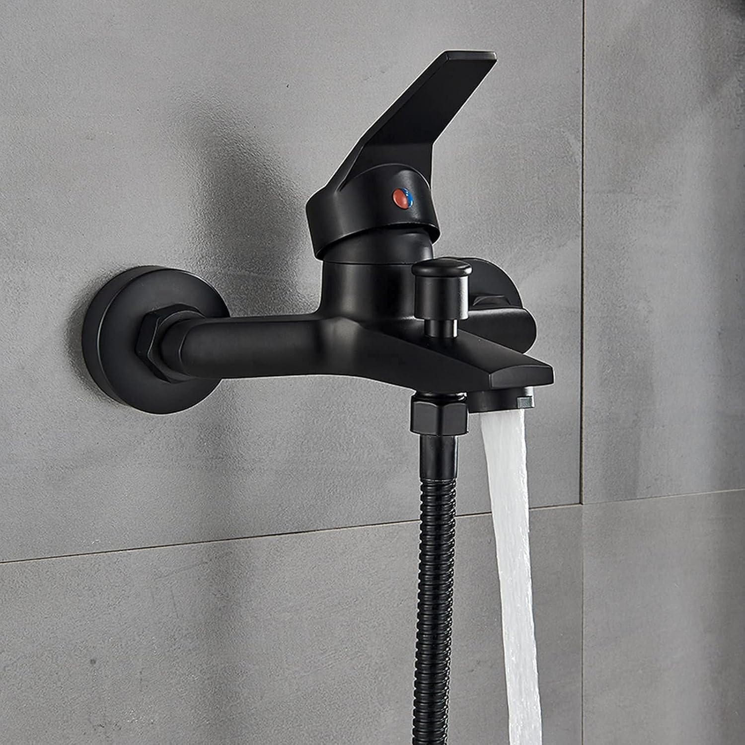 LASEVE Single Handle Tub Faucet with ABS Shower Head