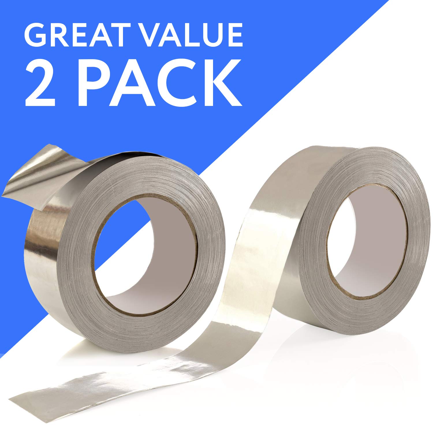 IMPRESA 2-Pack Duct Tape - 19in x 150ft - HVAC Insulation