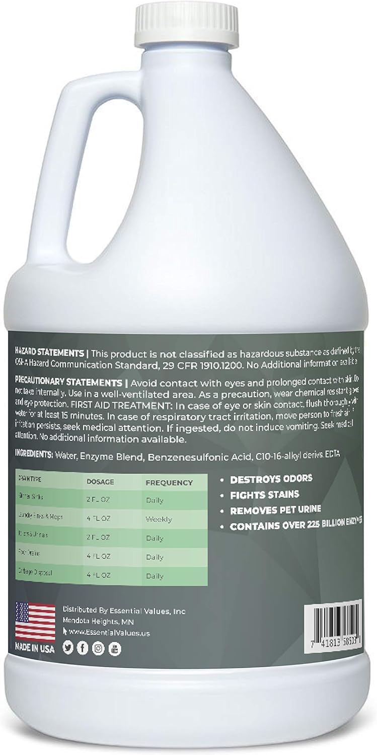 Essential Values Enzyme Cleaner 1 Gallon Multi-Purpose