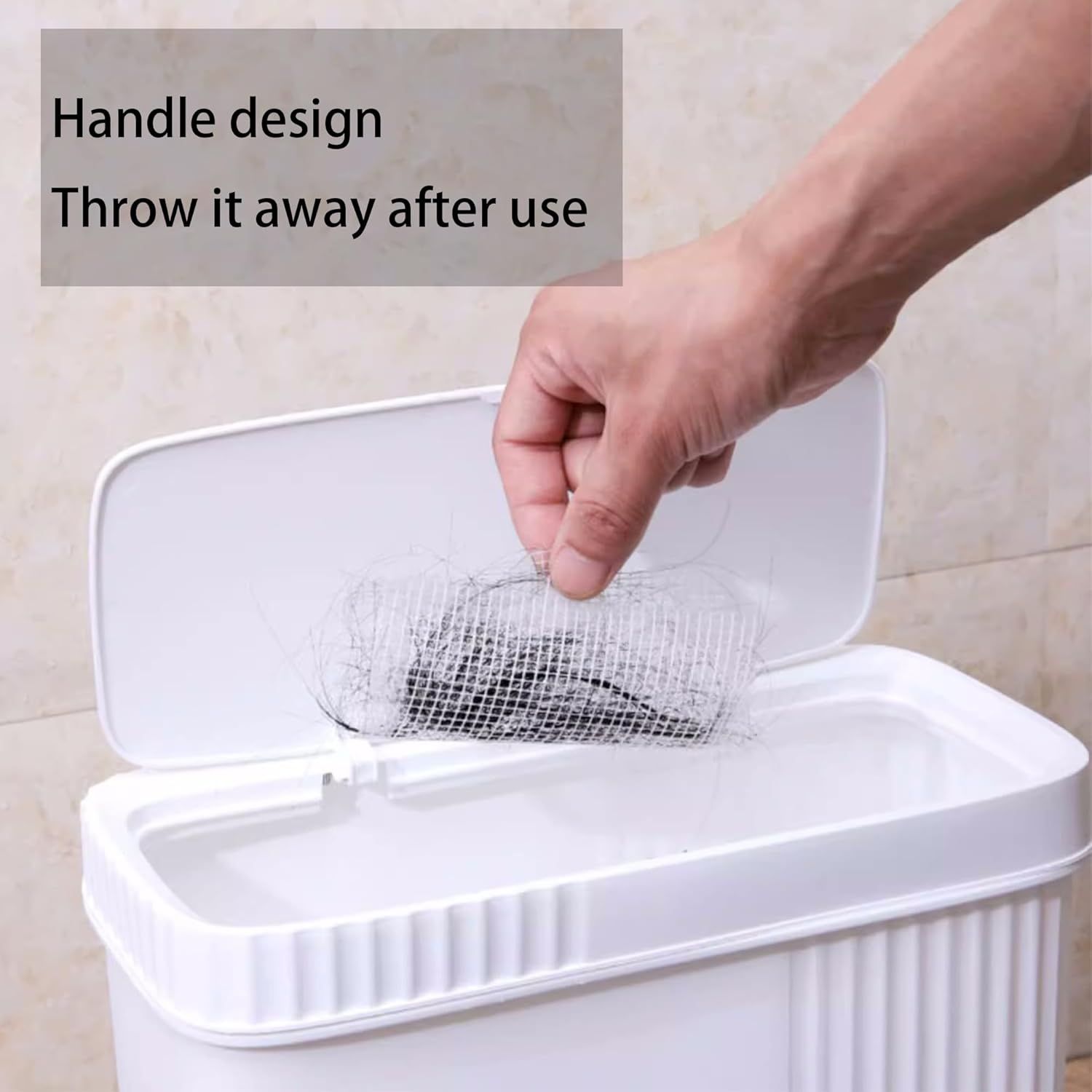 6 Inch 30pcs Disposable Drain Hair Catcher Stickers