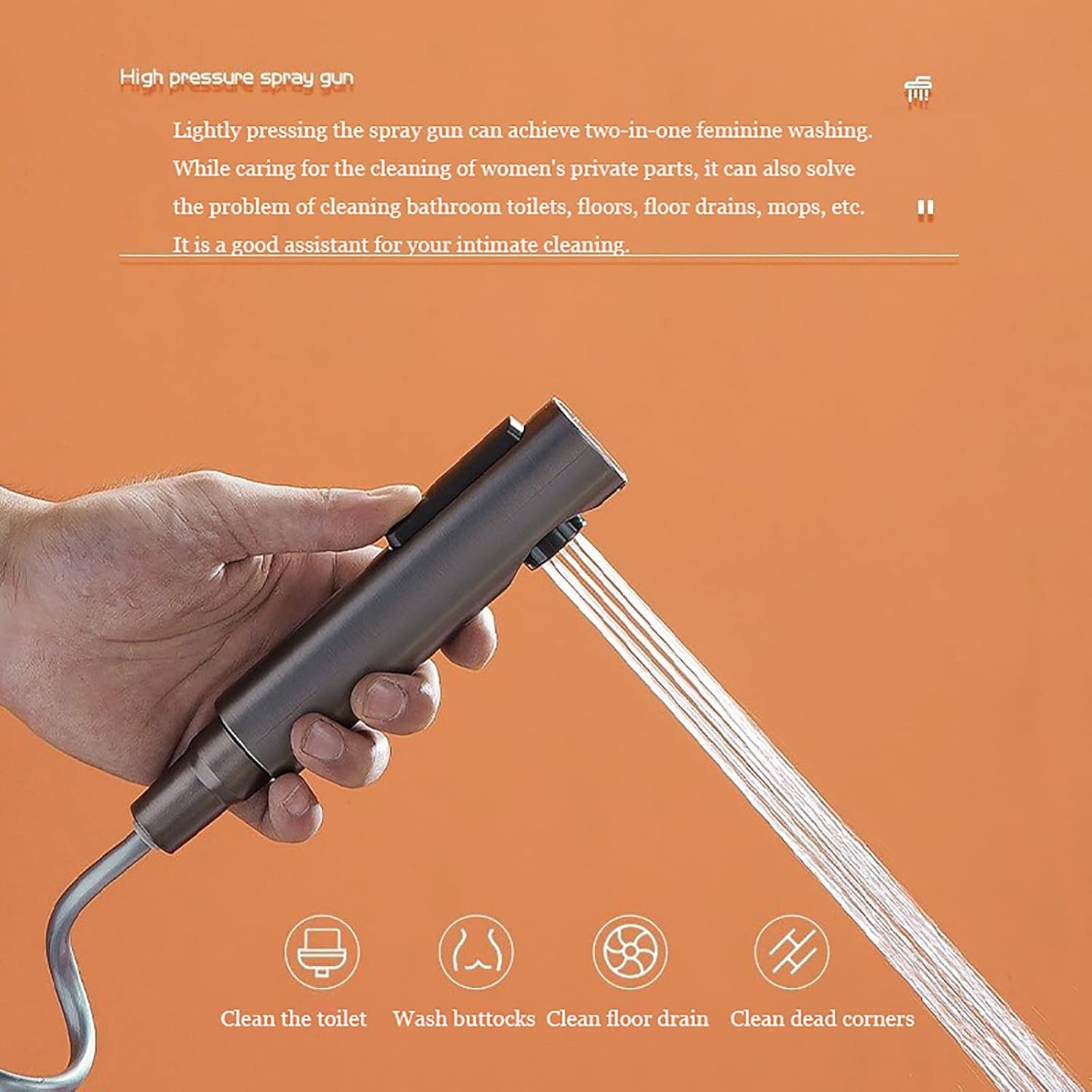 Adjustable Rainfall Shower System with Handheld and Bidet