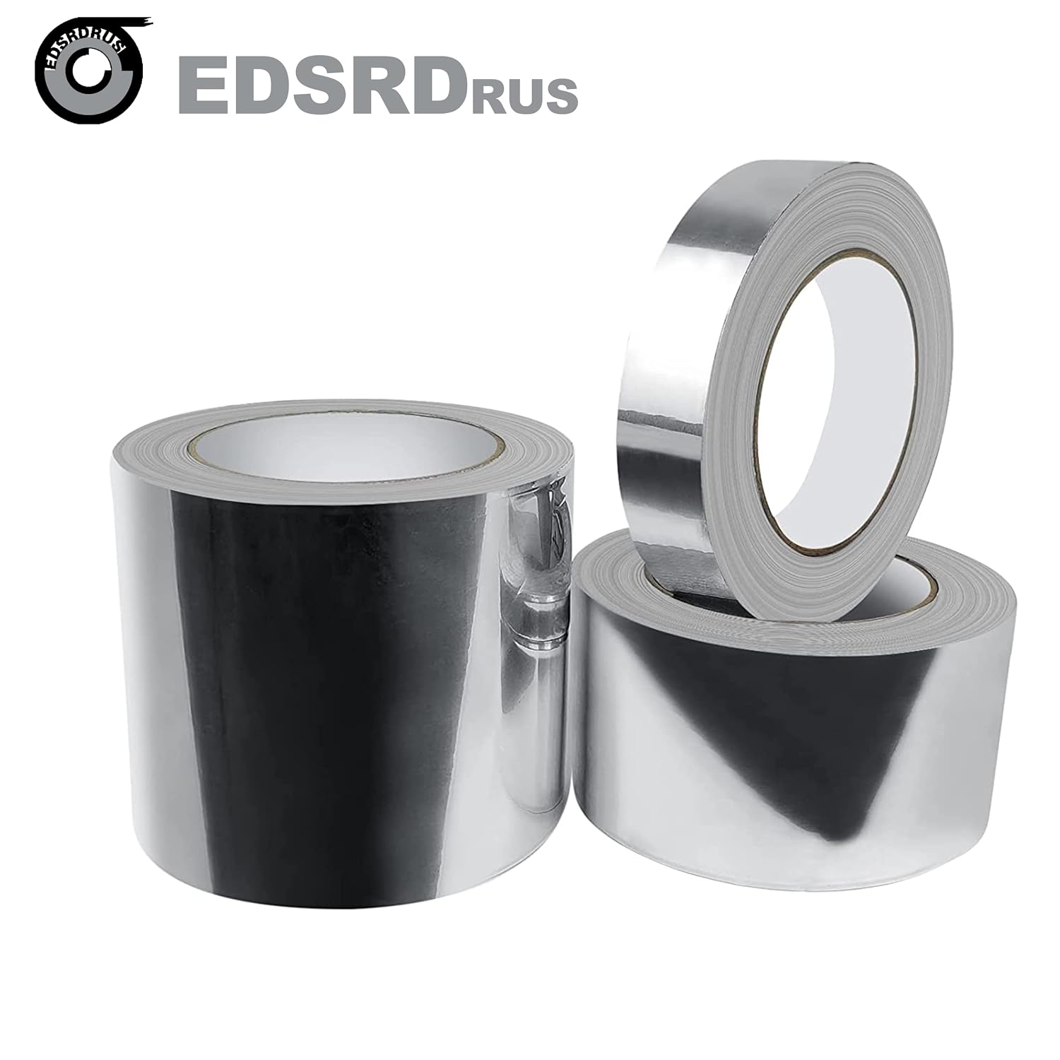 EDSRDRUS 12in x 98ft Duct Tape with Aluminum Foil