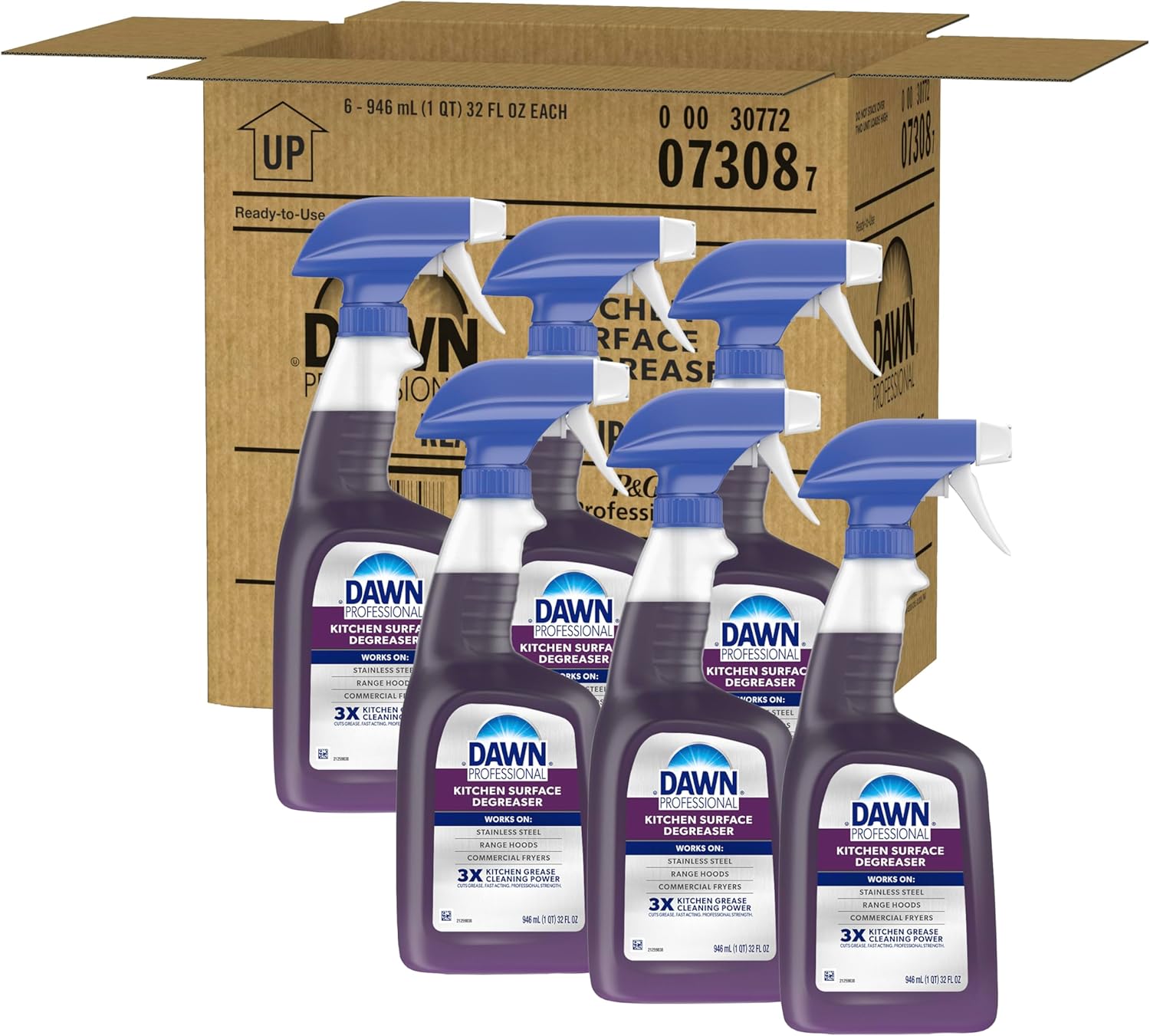 PG Professional DAWN Kitchen Degreaser 32 Oz Case of 6