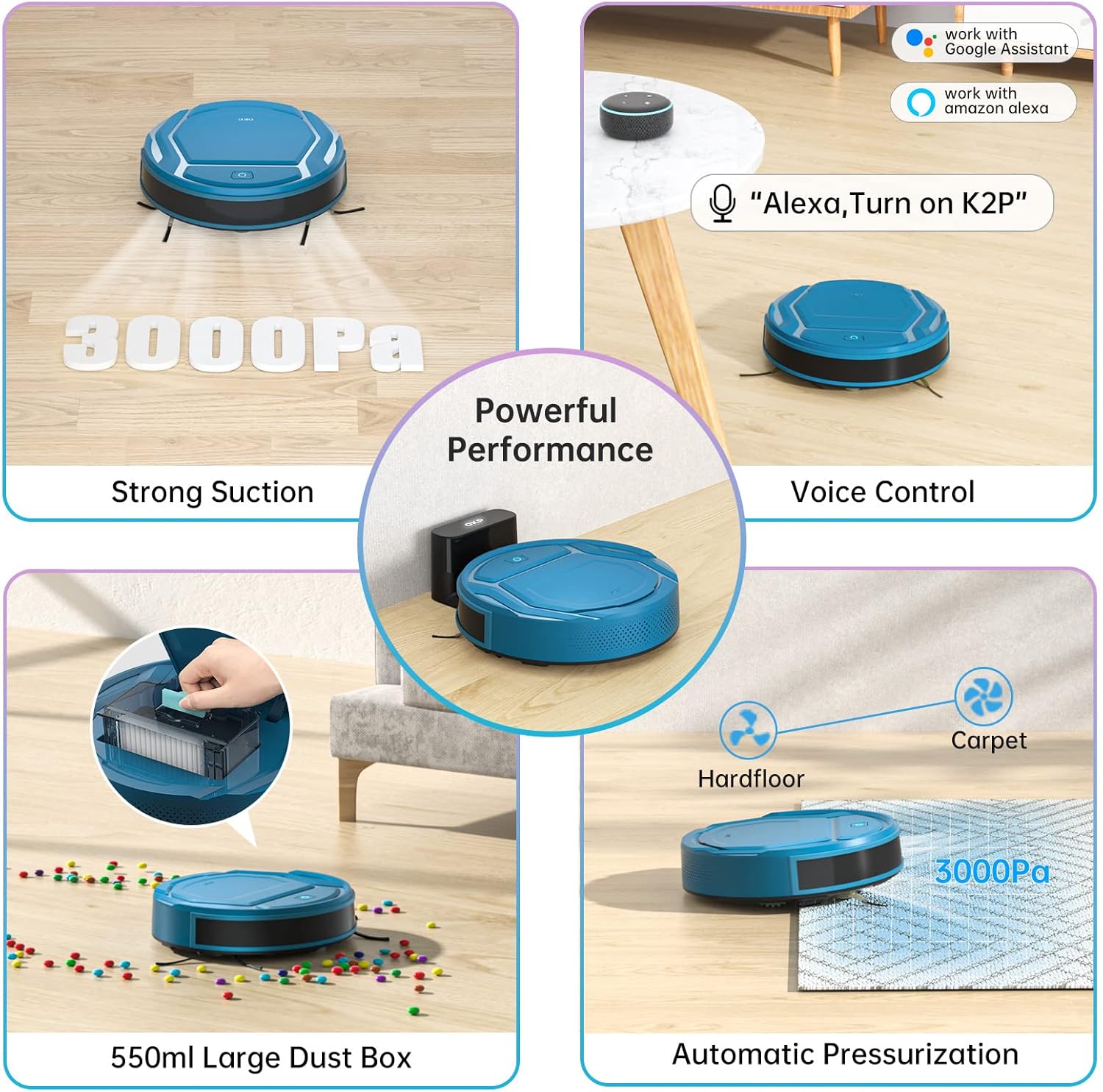 OKP K2-Pro Robot Vacuum Cleaner