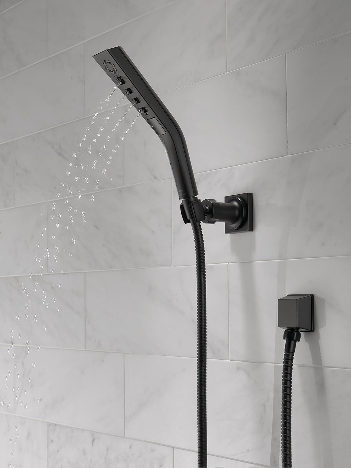 Delta Faucet 55799-BL H2Okinetic 3-Setting Hand Shower Matte Black 1