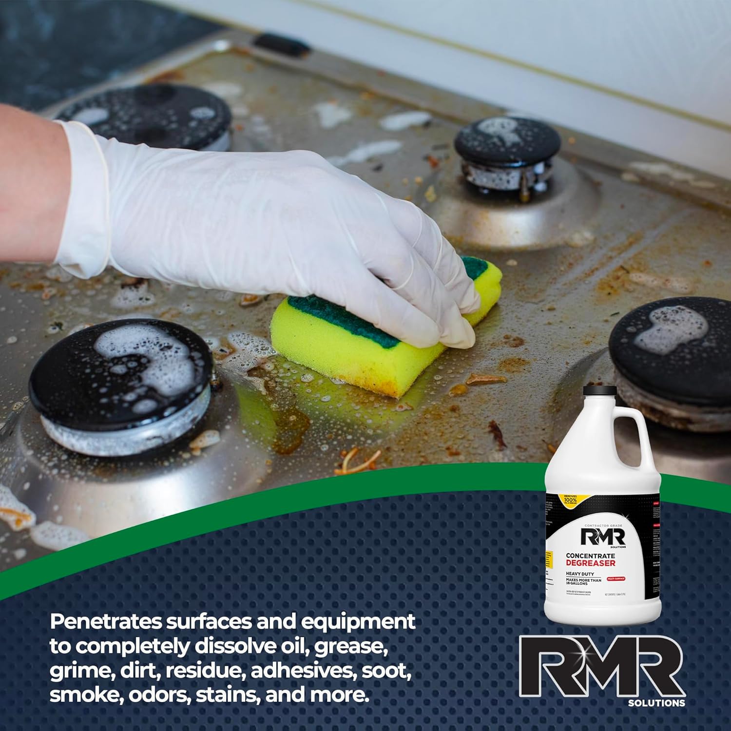 RMR Degreaser Cleaner Concentrate - 1 Gallon for 18 Gallons