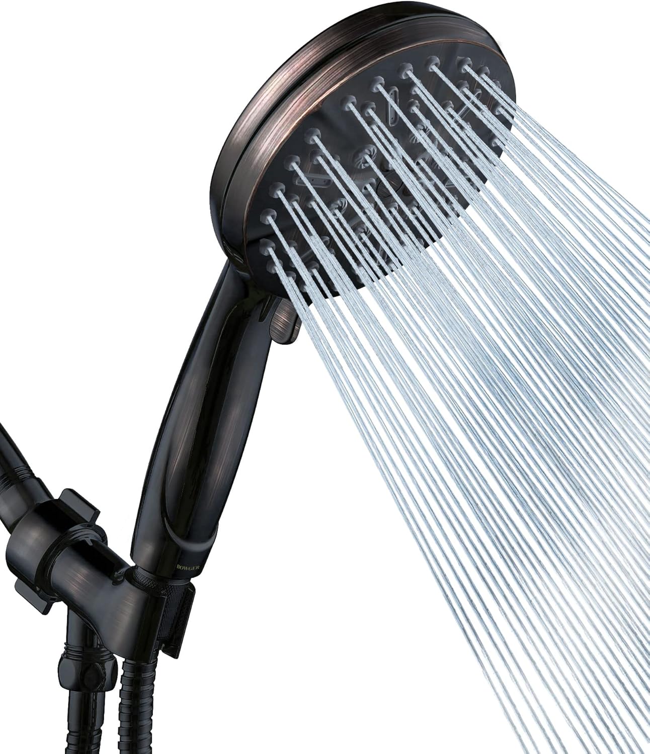 ORB High Pressure Shower Head with Handheld and 60 Inch Hose