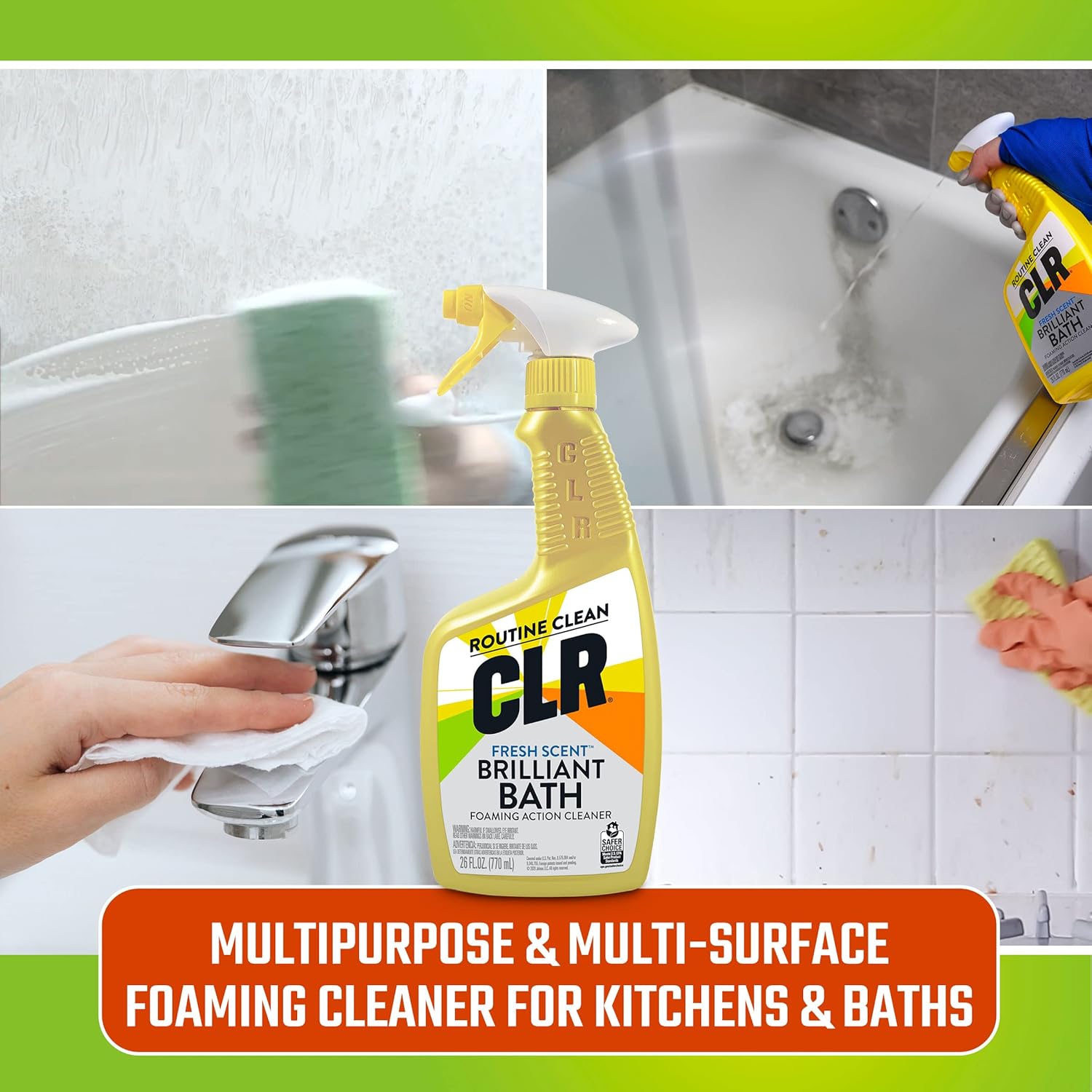 CLR PRO and CLR Brilliant Bath Cleaner Set 1