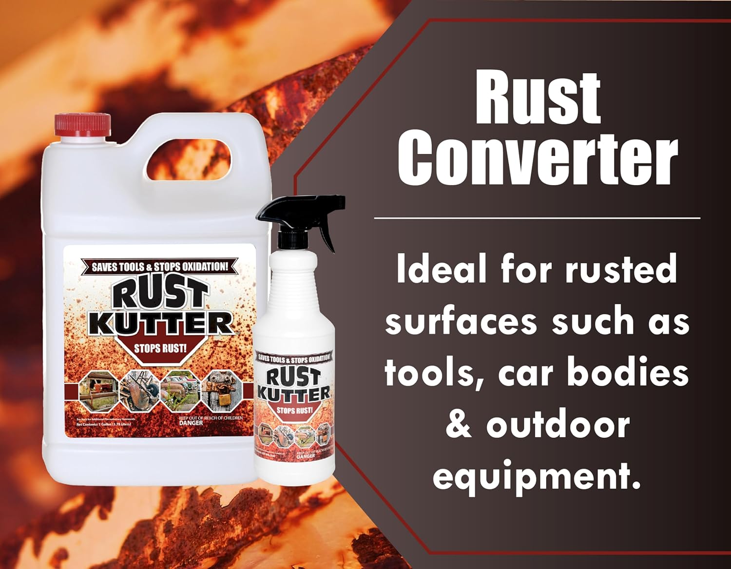 Rust Kutter - Gallon - Rust Repair Priming Solution