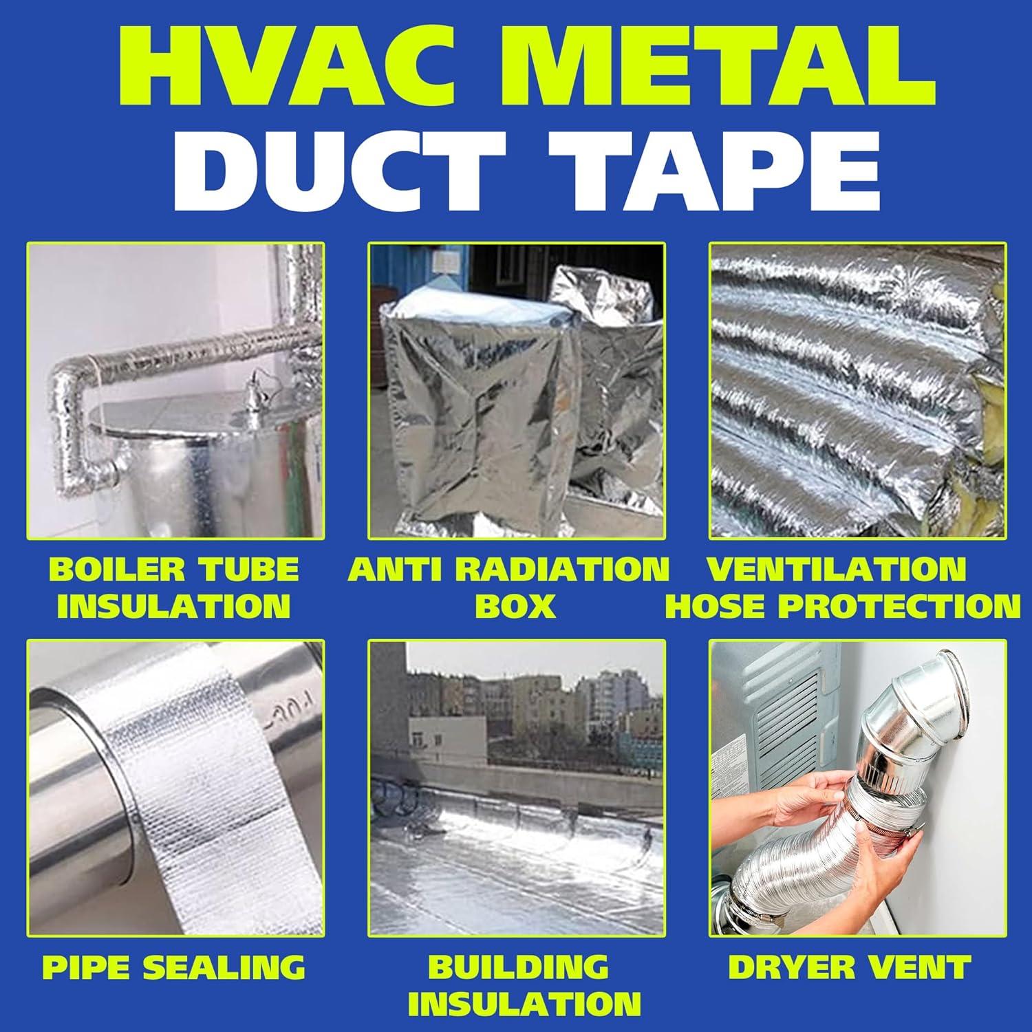 Gaffer Power Heat Resistant Aluminum Foil Duct Tape