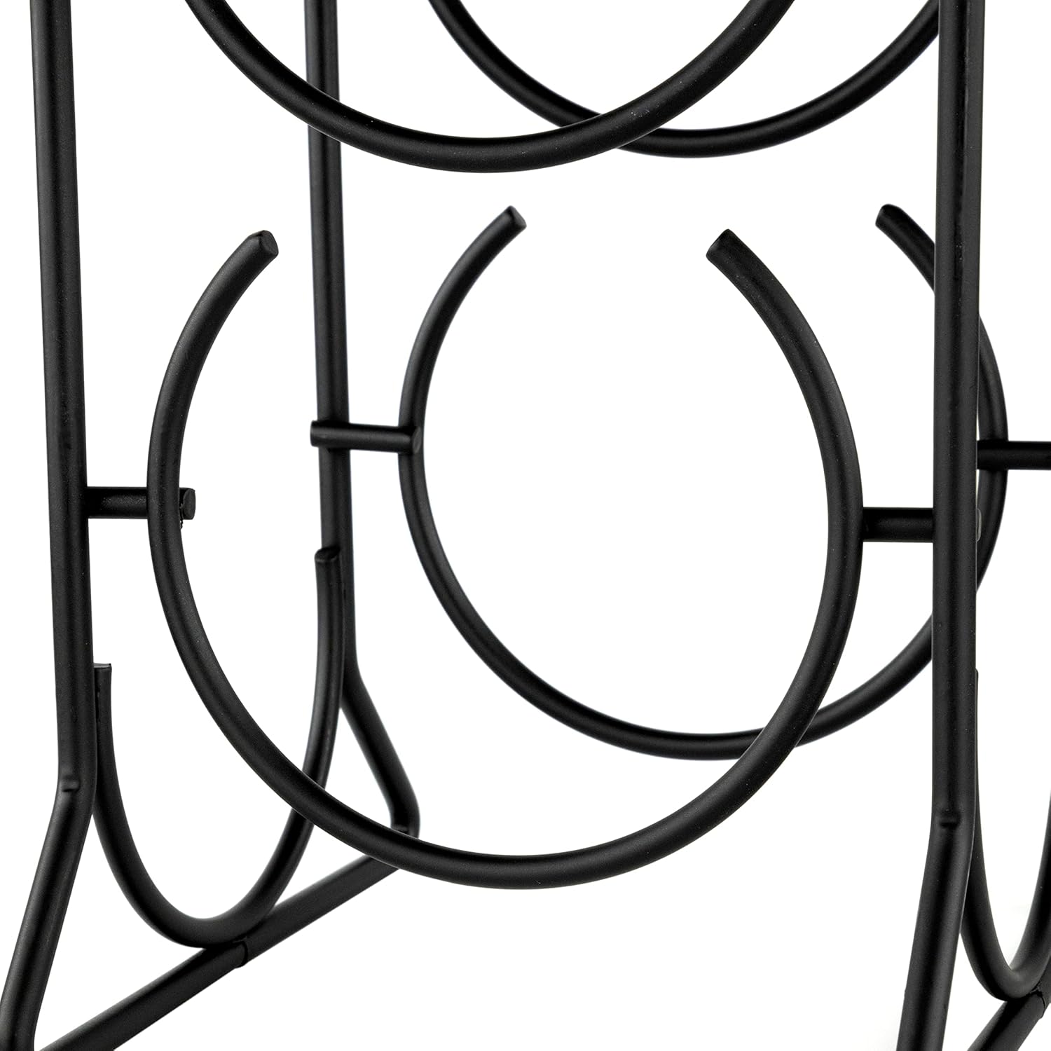 Spectrum 3-Bottle Horseshoe Wine Rack Black