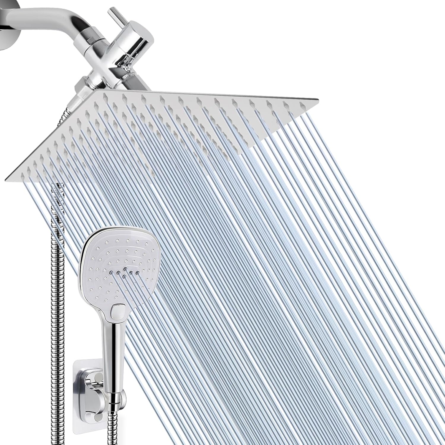 NearMoon Handheld Shower Combo with 3 Settings and 5ft Hose