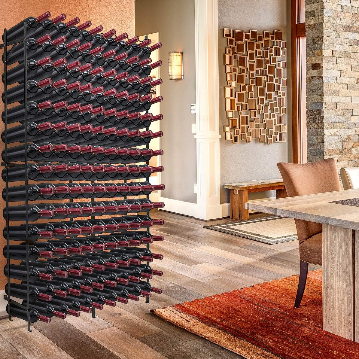 Sorbus 15-Tier Wine Rack - 150 Bottle Capacity
