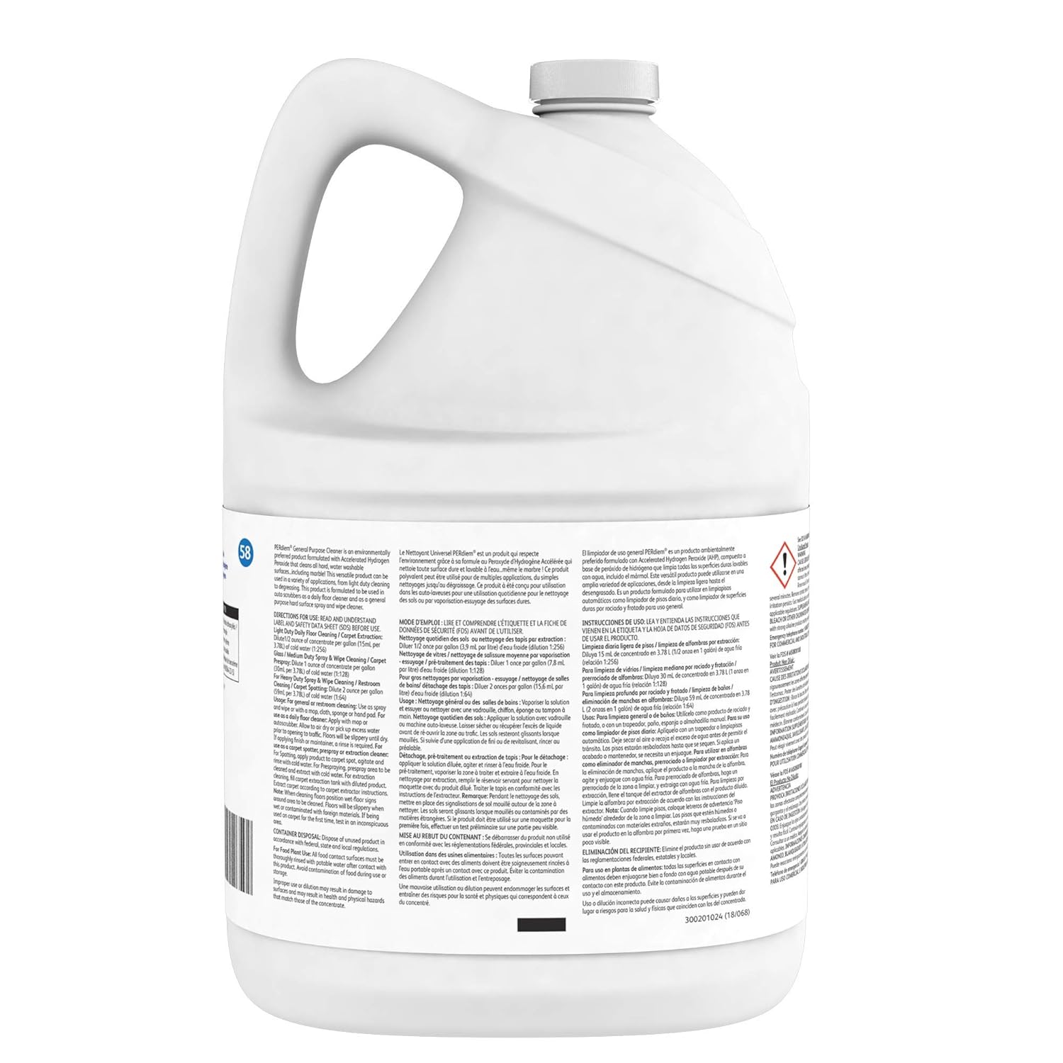 Diversey 94998841 AHP Cleaner 1-Gallon Pack of 4