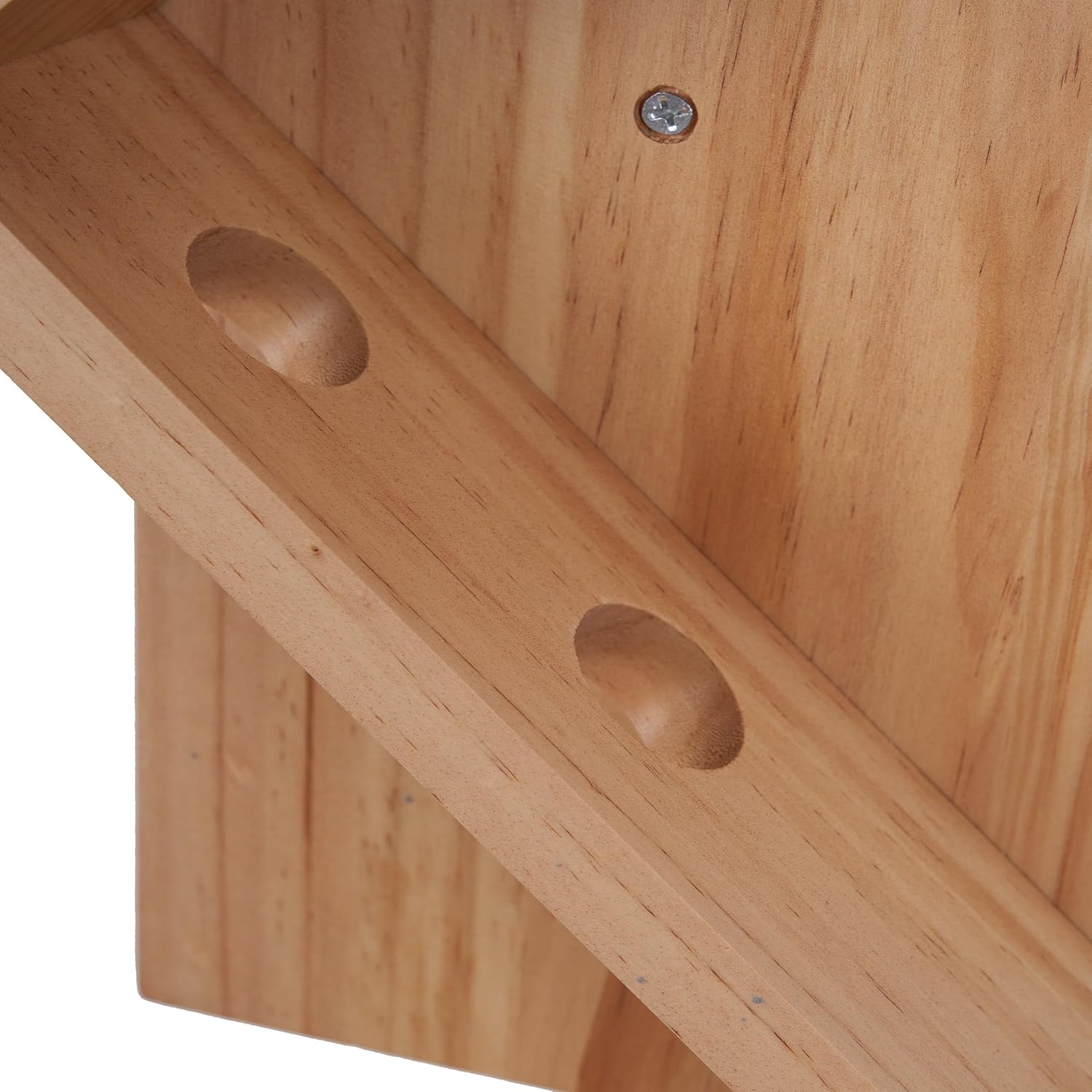 Vertical Wine Rack - Wall Mounted Solid Wood Design