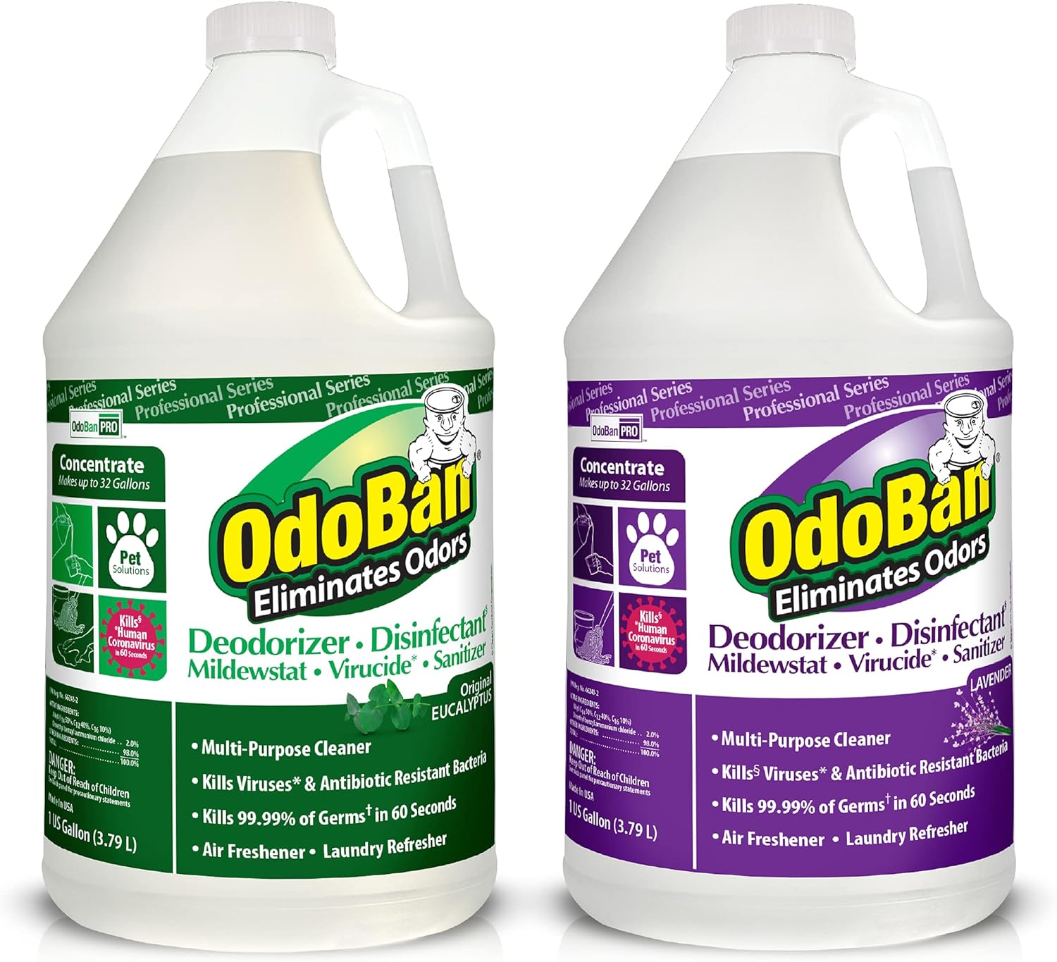 OdoBan Professional Disinfectant 2-Pack 1 Gallon