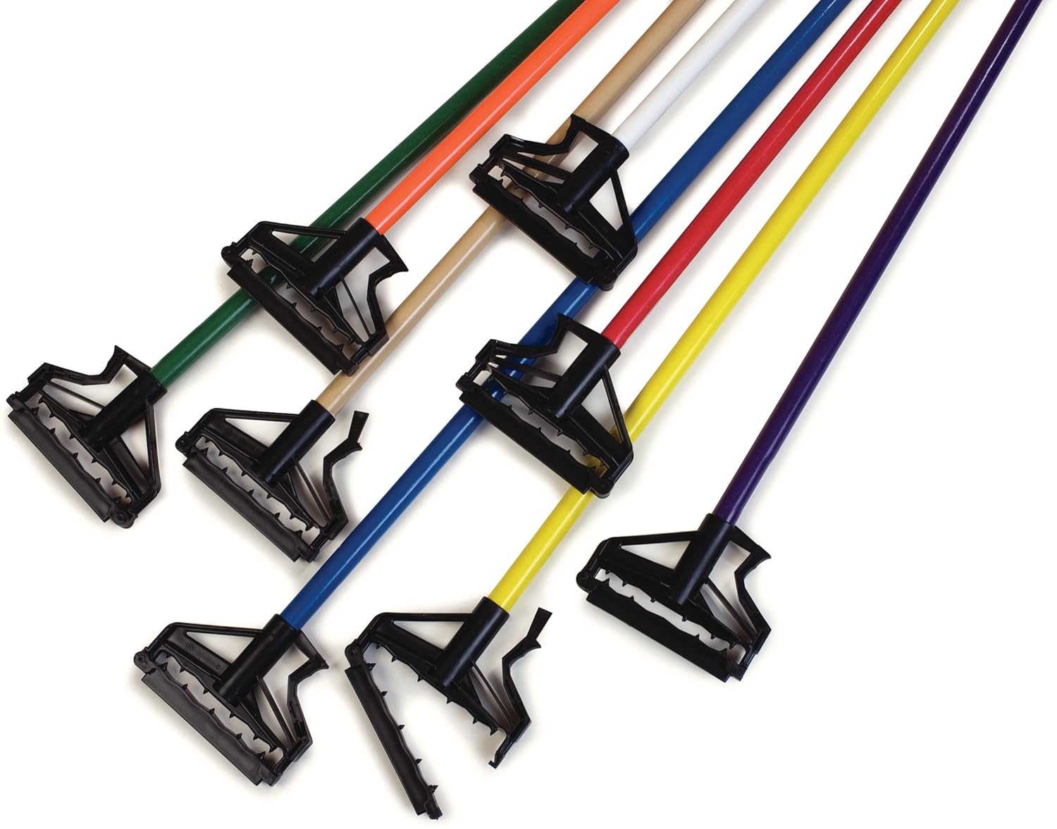 SPARTA Spectrum Fiberglass Mop Handle Pack of 12 Red