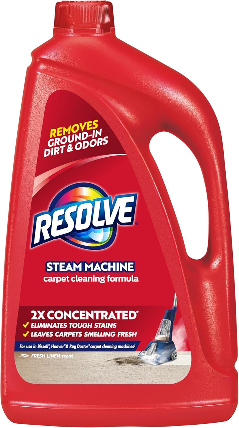 Resolve Professional Steam Carpet Cleaner Solution Shampoo 96oz 2X Concentrate