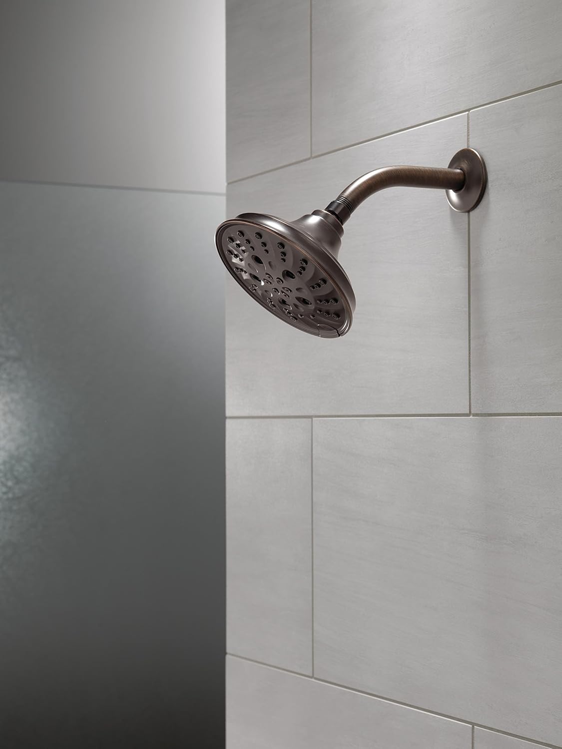 Delta Faucet 52669-RB H2Okinetic 5-Setting Raincan Shower Head