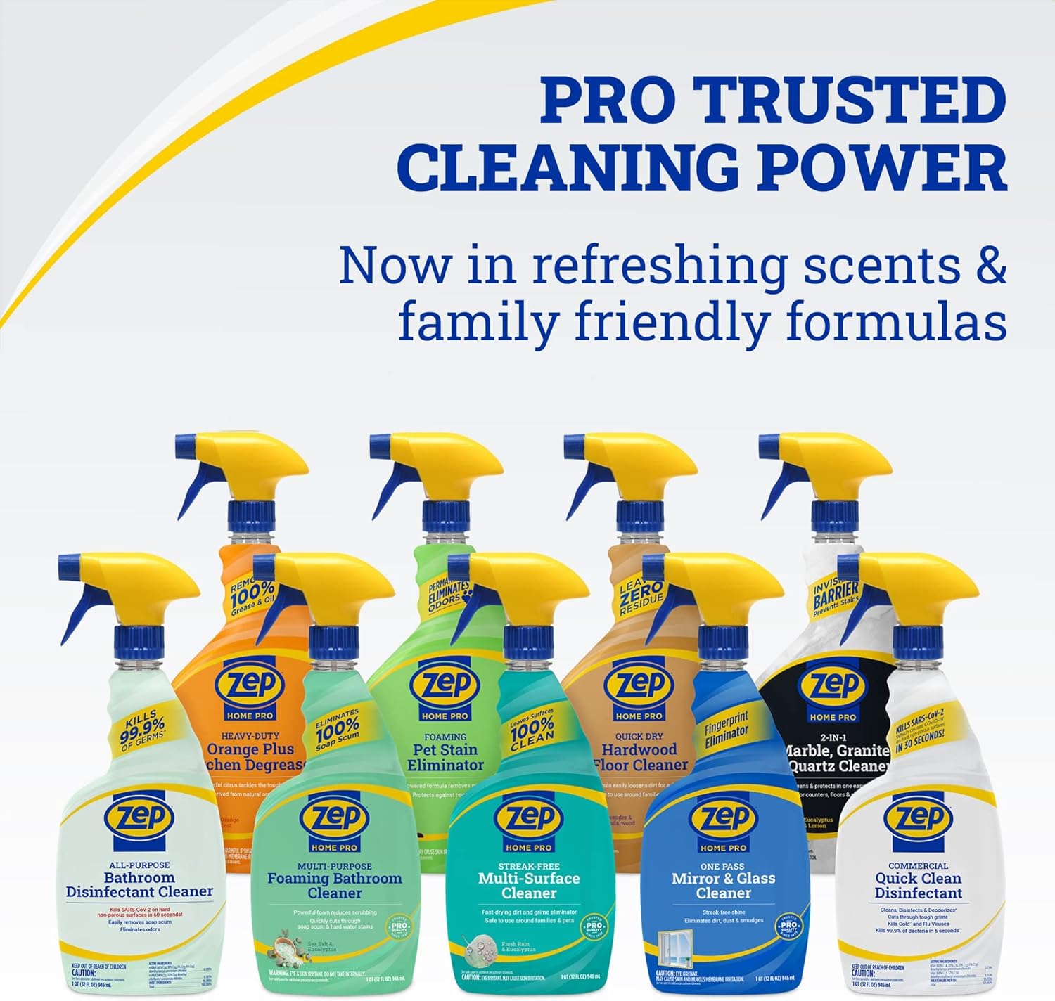 Zep Home Pro Quick Clean Disinfectant 32 Fl Oz 1