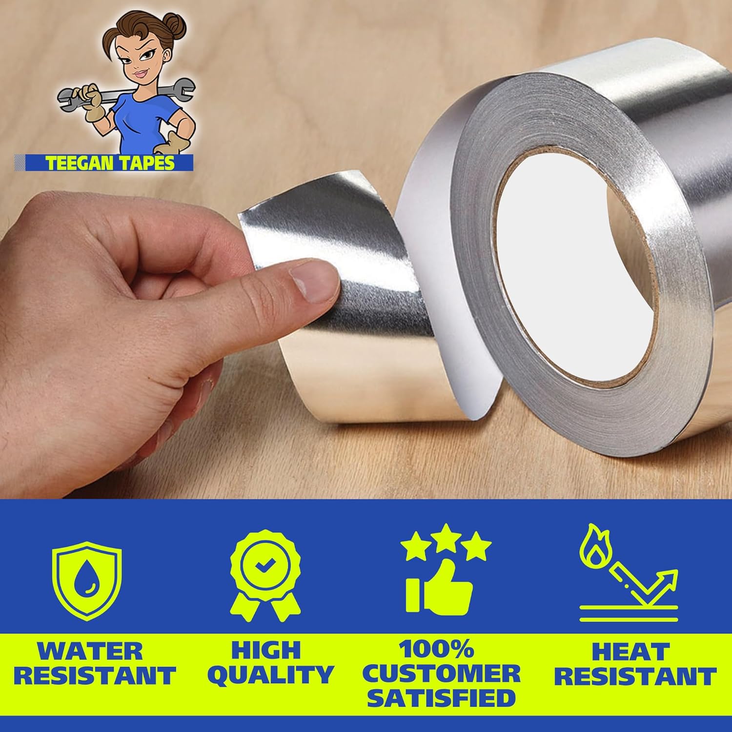 Gaffer Power Heat Resistant Aluminum Foil Duct Tape