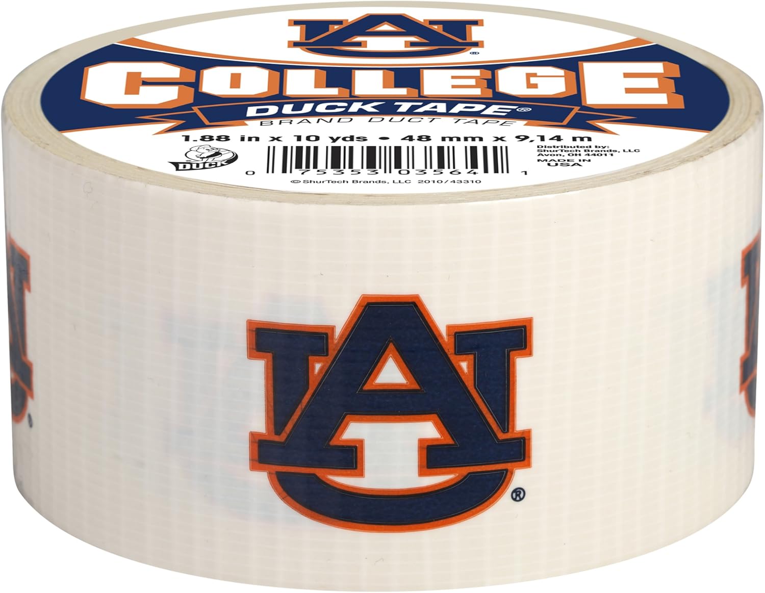 Duck Brand Auburn University Duct Tape 188-Inch x 10 Yards