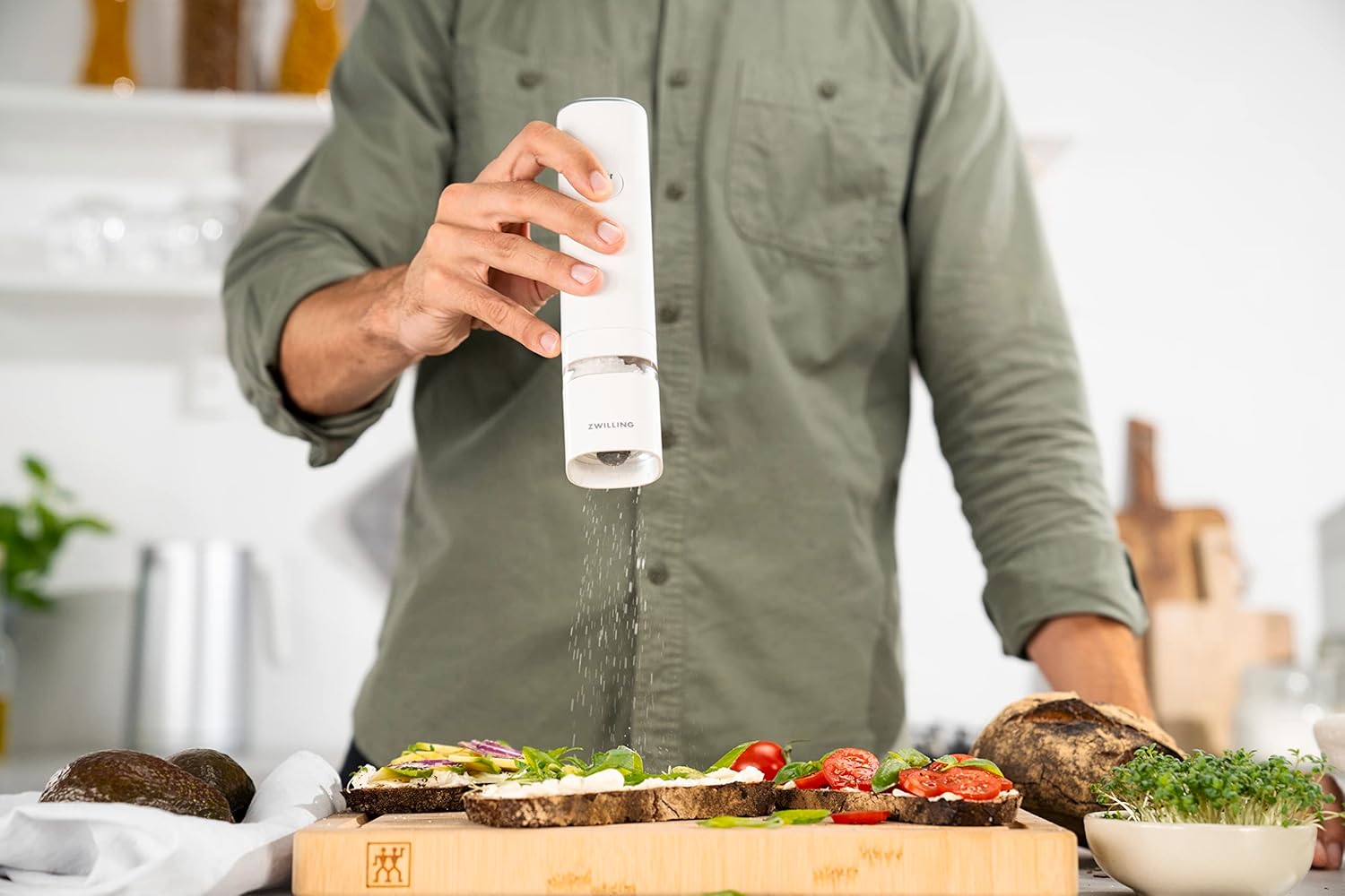 ZWILLING Rechargeable Salt and Pepper Mill Set