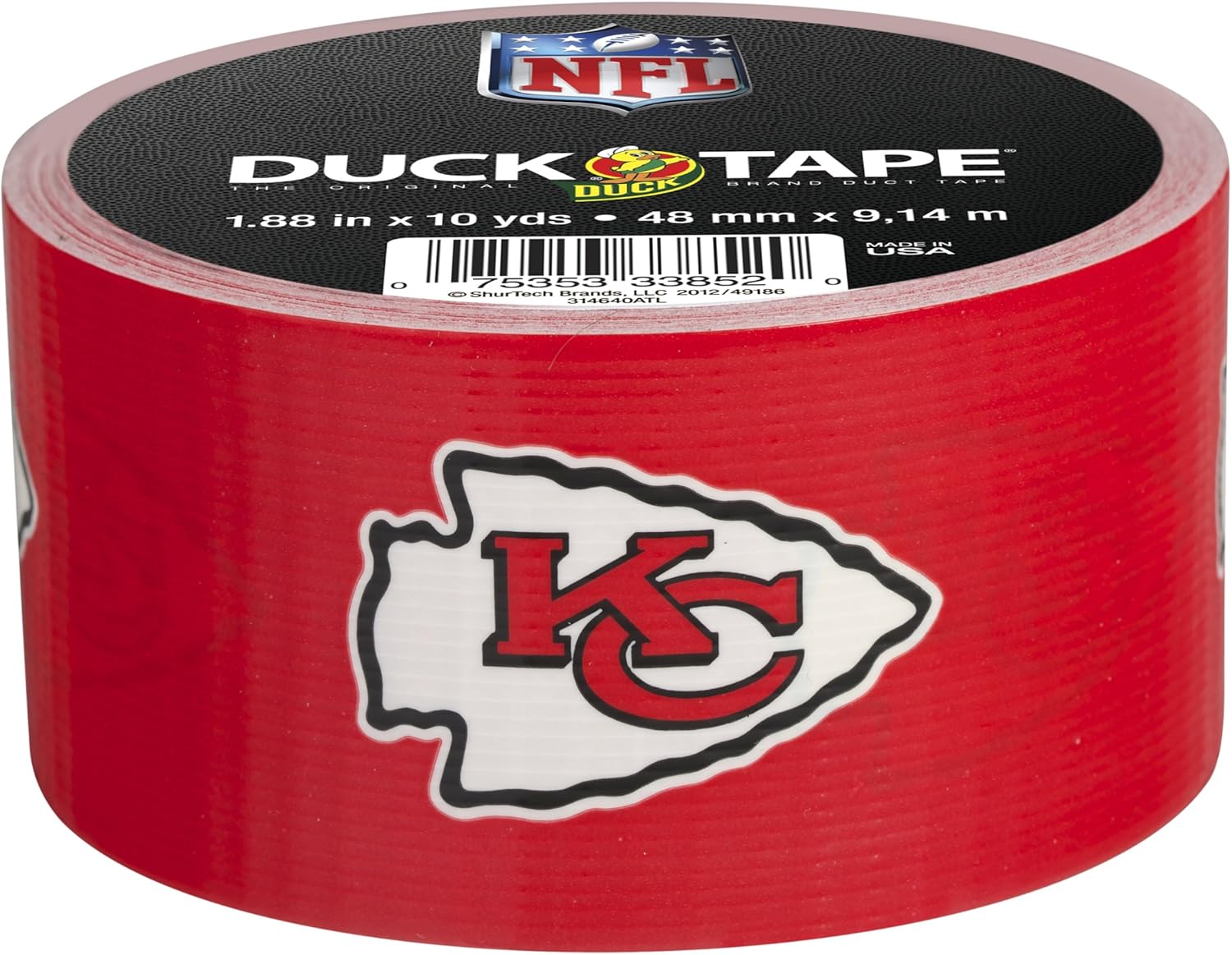 Duck Brand 281546 Duct Tape with Chiefs Logo