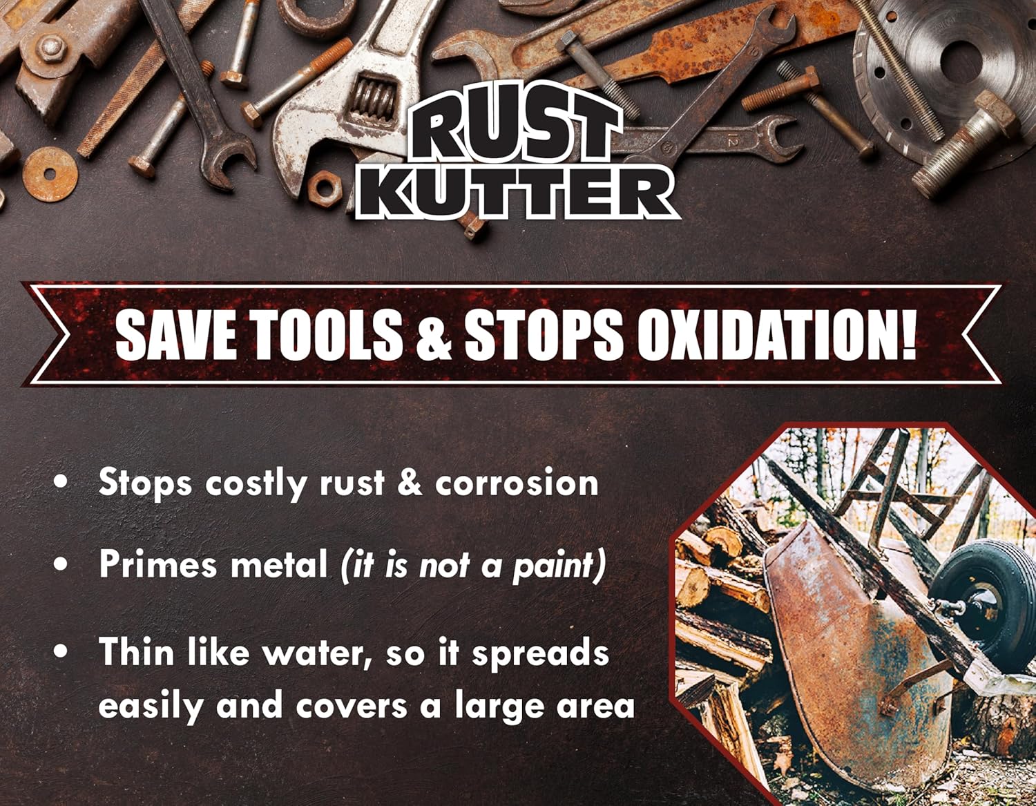 Rust Kutter - Gallon - Rust Repair Priming Solution