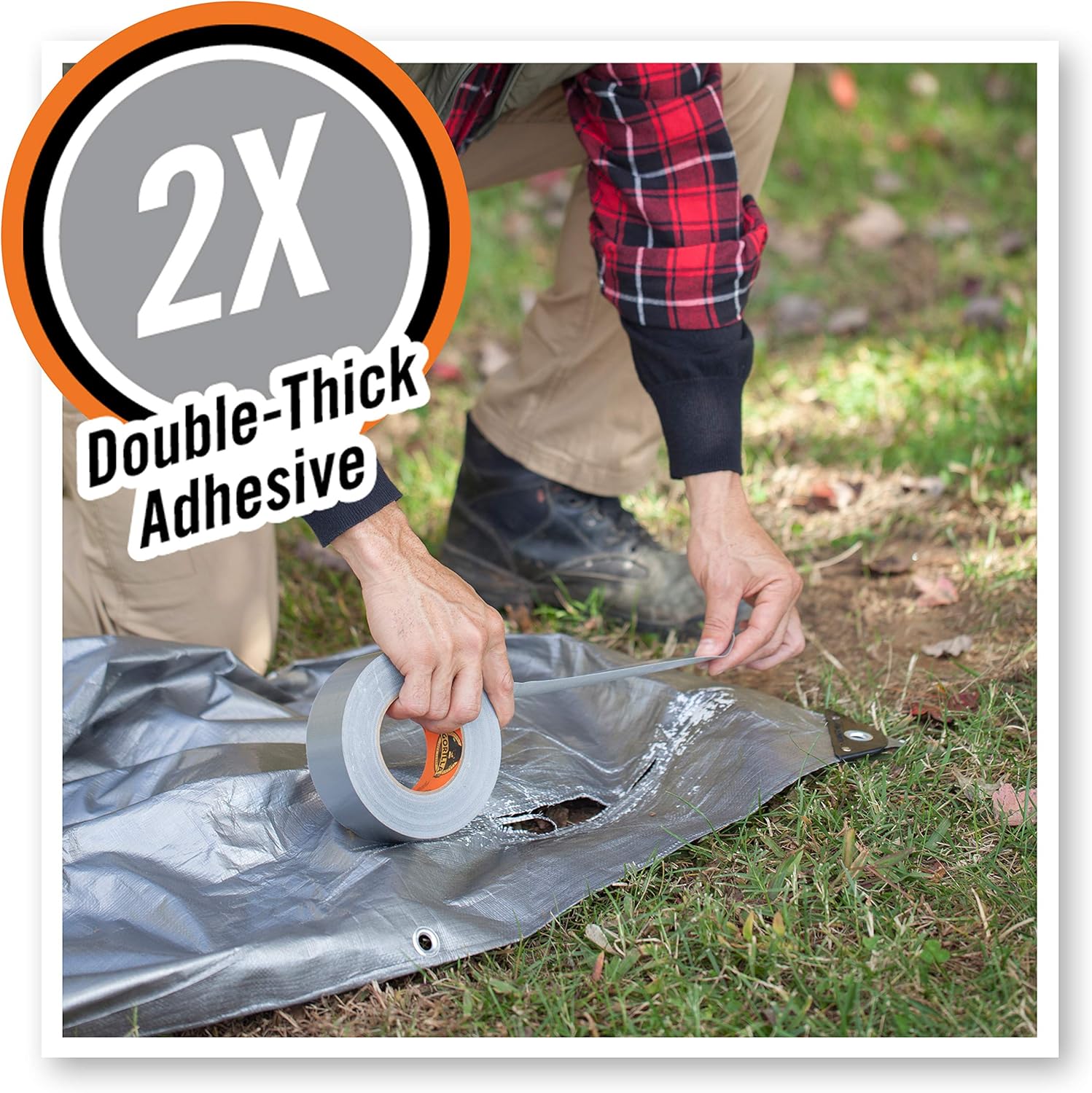 Gorilla Tough Wide Duct Tape 288 x 30 yd Silver 1