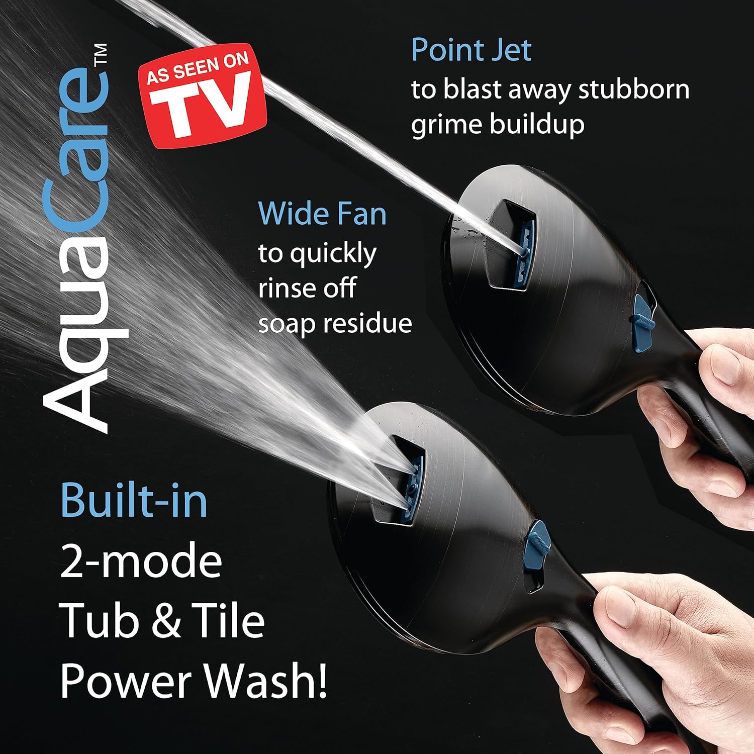 Hotel Spa High Pressure Handheld Shower Head with 50 Modes and Adjustable Arm