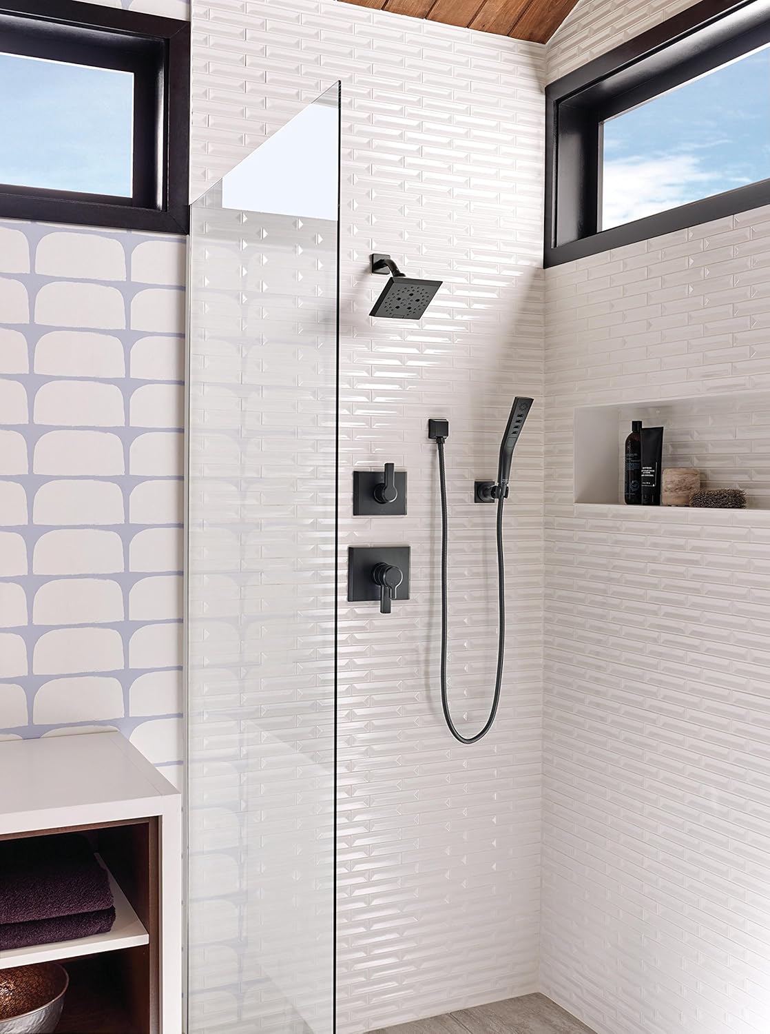 Delta Faucet 55799-BL H2Okinetic 3-Setting Hand Shower Matte Black 1