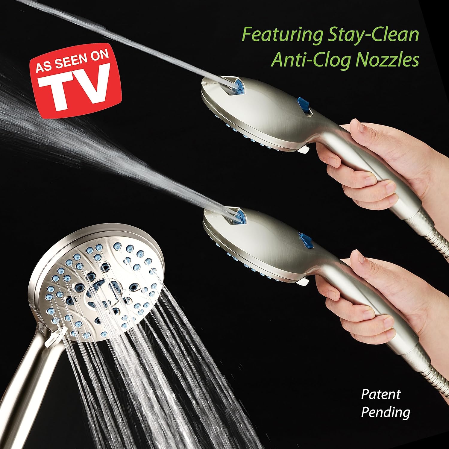 Hotel Spa AquaCare High Pressure Handheld Shower Head