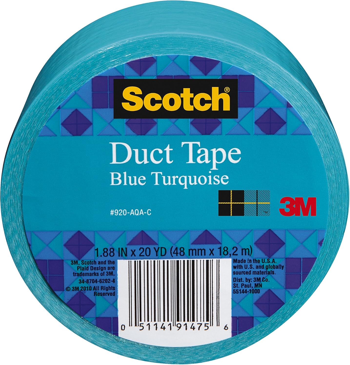 Scotch Duct Tape Blue Turquoise 188x20